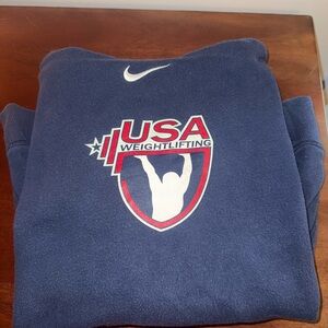 Nike USA Weightlifting | Sweatshirt Navy Blue Hoodie
